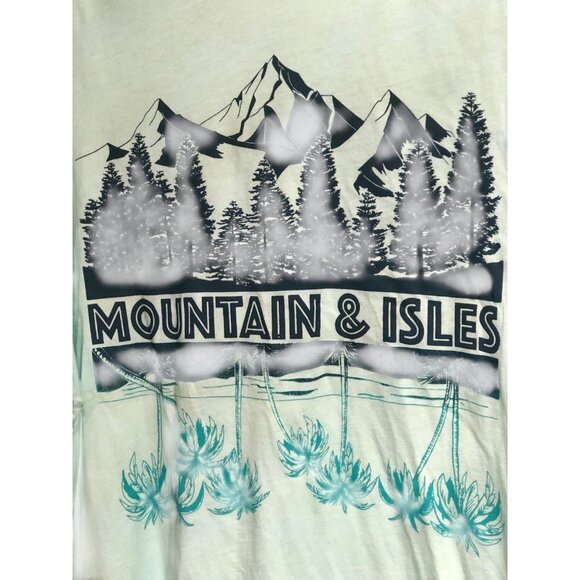 Mountain & Isles Green Short Sleeve Mountain Outdoor Graphic T-Shirt Sz XXL - Picture 6 of 16